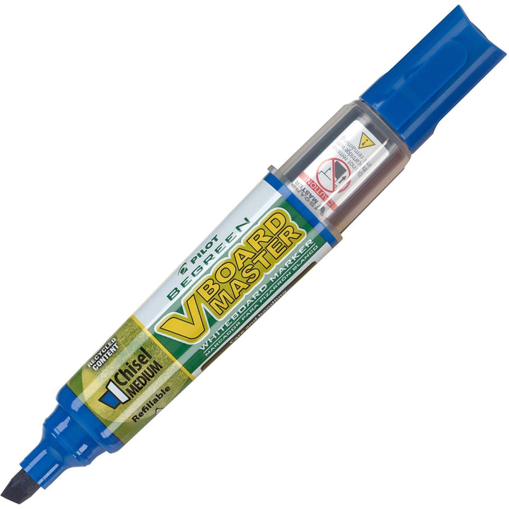Image of Pilot® Whiteboard Marker, Refillable, Chisel Point, 12/BX, Blue