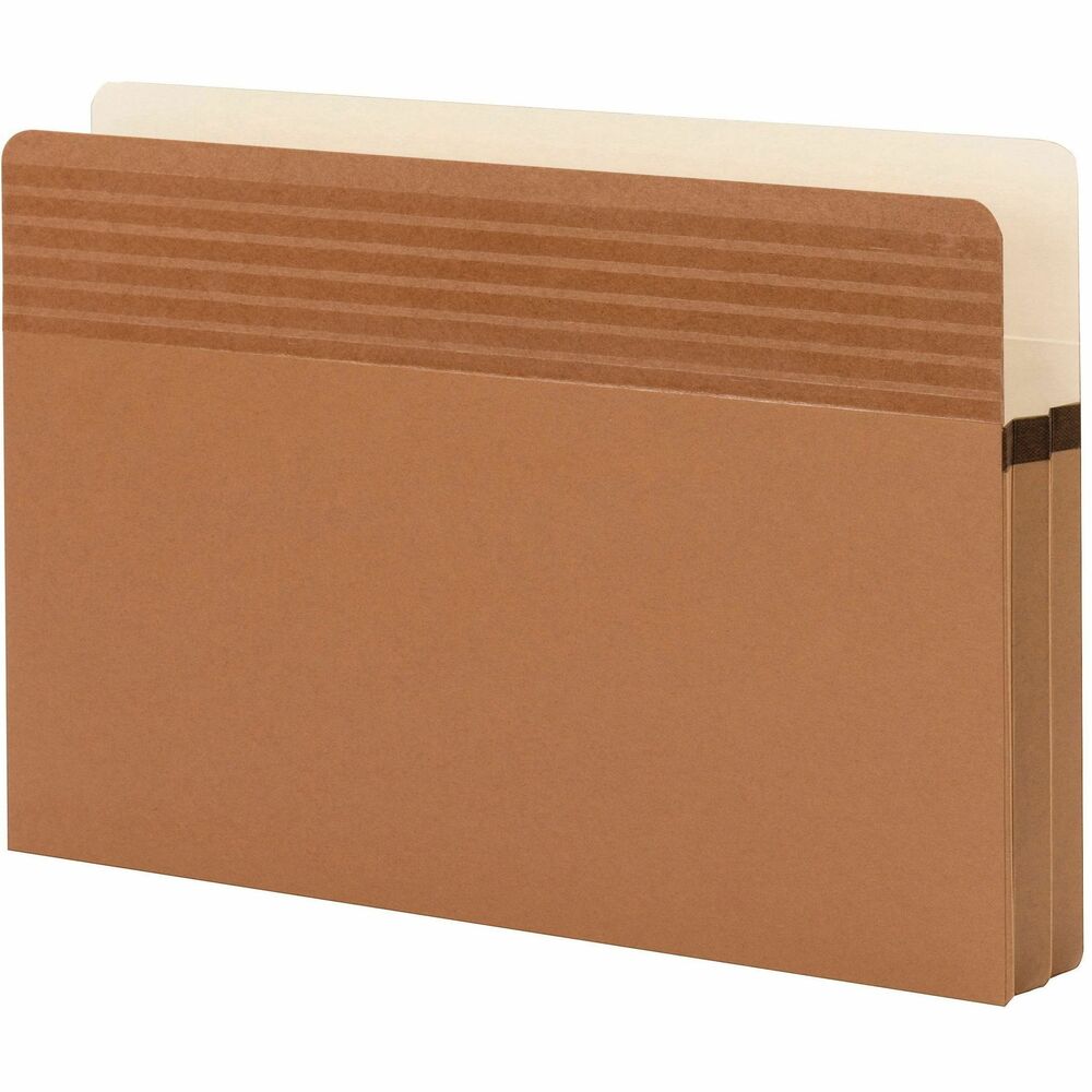 Image of Smead Pockets,Easy Grip,Strt Cut Tab,Lgl,1-3/4" Exp,25/BX,RDR
