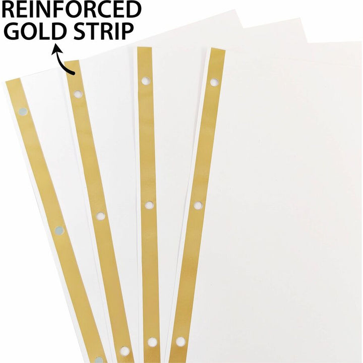 Image of Business Source Index Dividers,11"x8-1/2",5/ST,White Stock/Clear Tabs