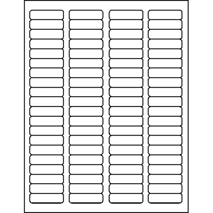 Image of Business Source Mailing Labels,Return Address,1/2"x1-3/4",2000/PK,WE