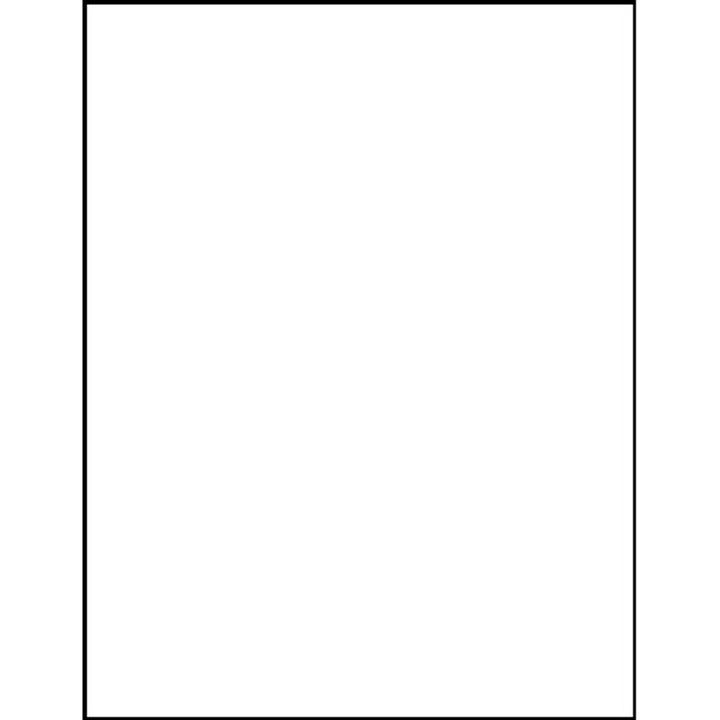 Image of Business Source Full Sheet Labels, 8-1/2"x11", 100/PK, White