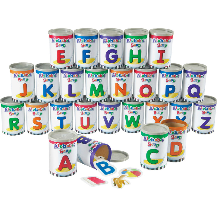 Image of Learning Resources LER6801 Alphabet Soup Sorters Skill Set, Play Kit, Theme/Subject: Learning, 4-7 Year, 1 Set