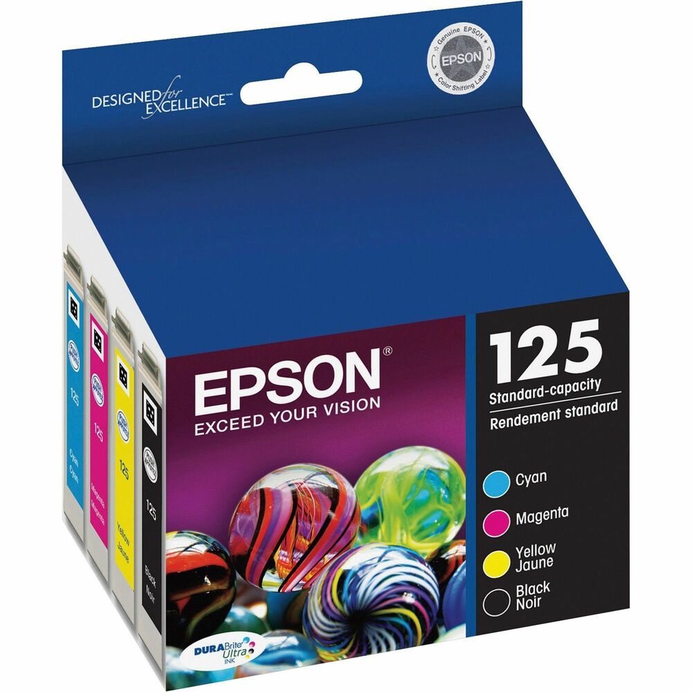 Image of Epson Ink Cartridge, Workforce, 4/PK, Assorted