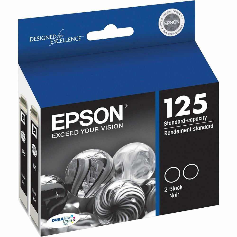 Image of Epson Ink Cartridge, 230 Page Yield, 2/PK, Black