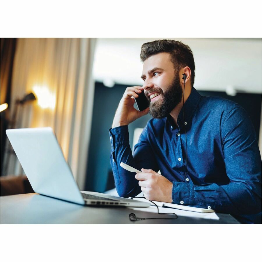 Image of Maxell® EB125 Digital Stereo Binaural Ear Buds for Portable Music Players, Silver