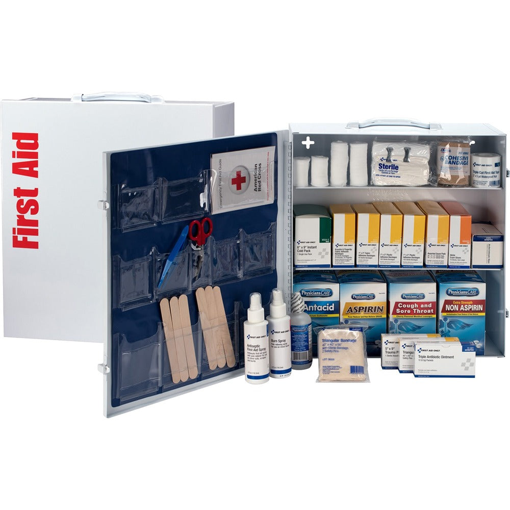 Image of First Aid Only First Aid Shelf Station, 3-Shelf,100 PPL,1092 Pieces,WE