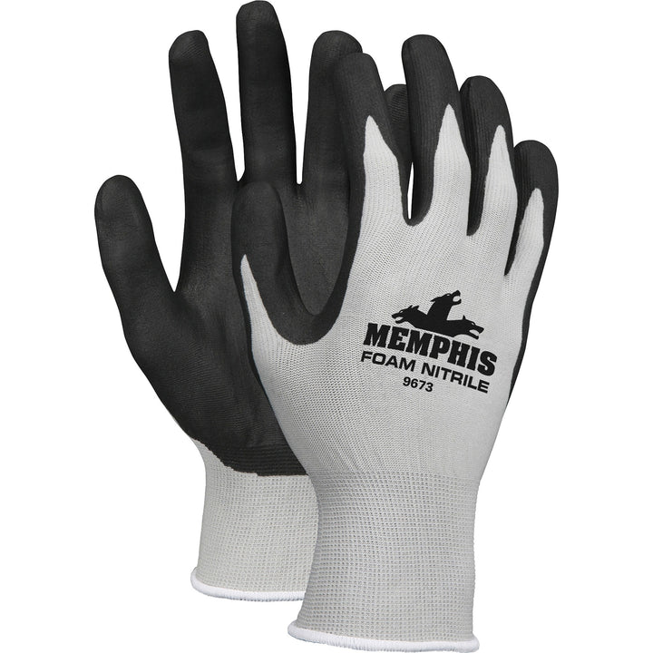 Image of Memphis 9673 MCR Safety Nitrile Coated Knit Gloves