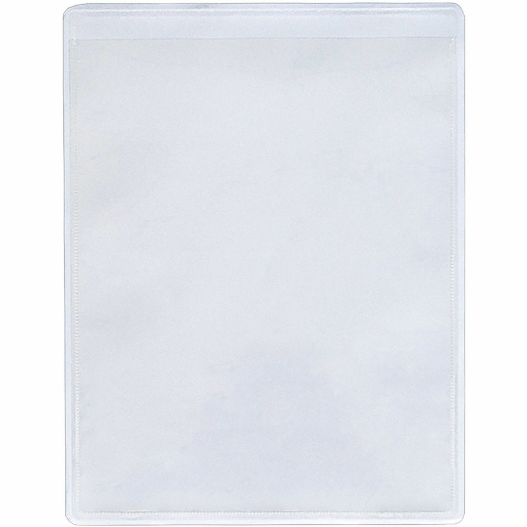 Image of Business Source Shop Ticket Holders,Self-Adhesive,8-1/2"x11",50/BX,CL