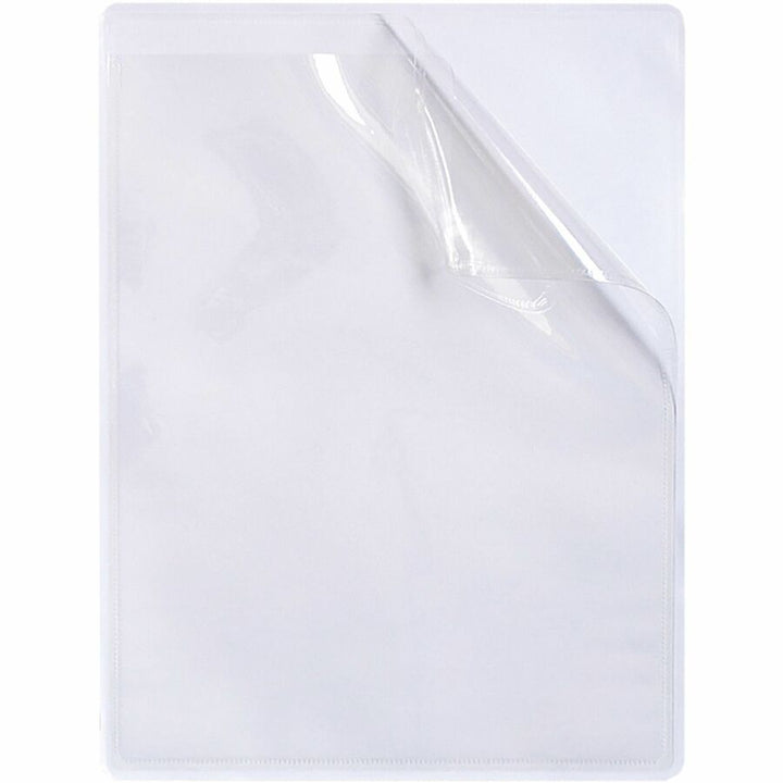 Image of Business Source Shop Ticket Holders,Self-Adhesive,8-1/2"x11",50/BX,CL