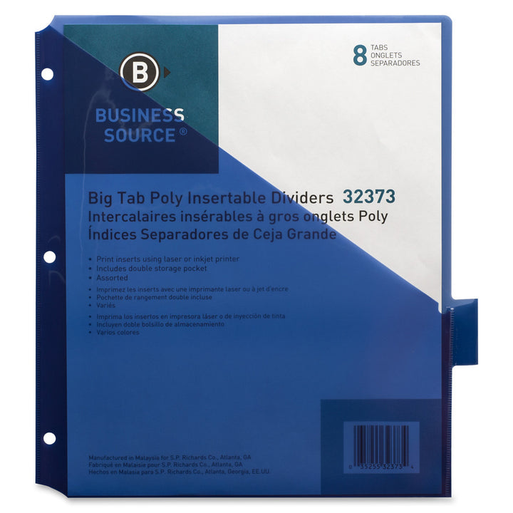 Image of Business Source 32373 Double Pocket Index Dividers