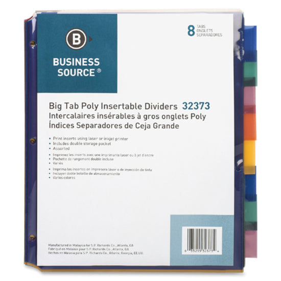 Image of Business Source 32373 Double Pocket Index Dividers