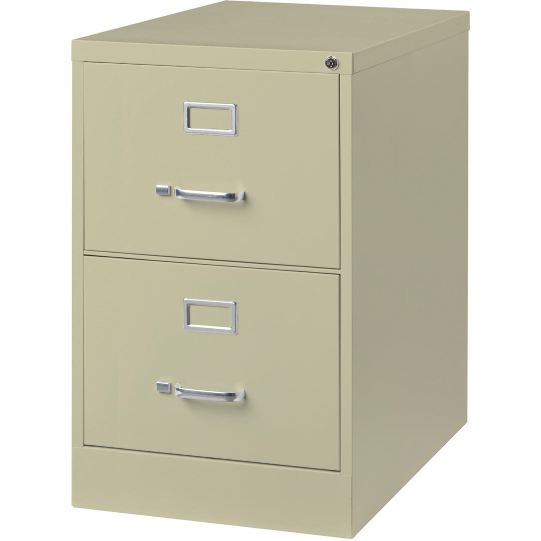 Image of Lorell Vertical File,2-Drawer,Legal,18"x26-1/2"x28-3/8",Putty
