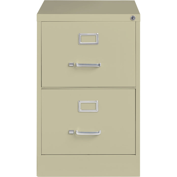 Image of Lorell Vertical File,2-Drawer,Legal,18"x26-1/2"x28-3/8",Putty