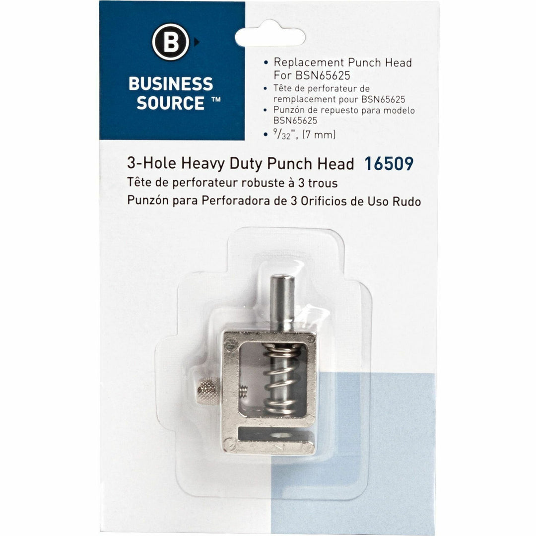 Image of Business Source 16509 9/32" Replacement Punch Head, 0.28", Silver, 1 Each