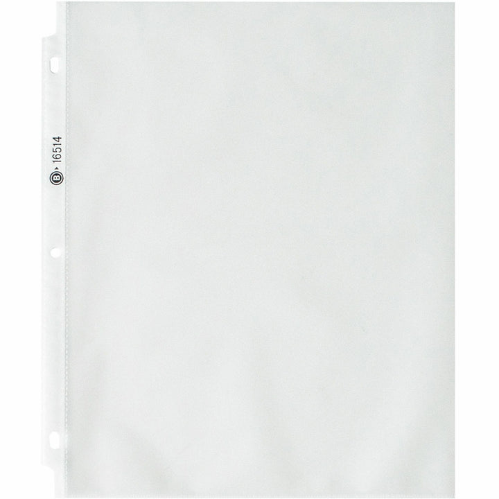 Image of Business Source Sheet Protectors,Top Load,3.3 mil,11"x8-1/2",50/BX,Nonglare