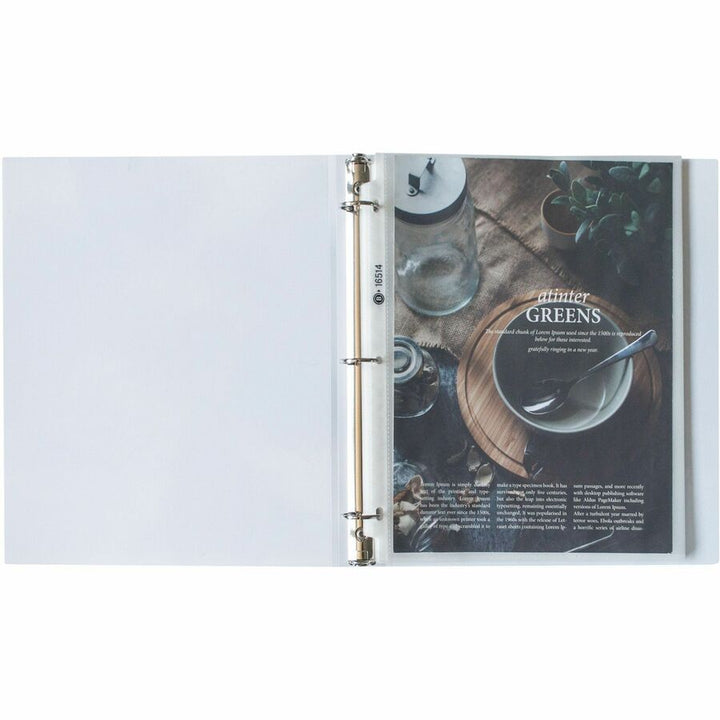Image of Business Source Sheet Protectors,Top Load,3.3 mil,11"x8-1/2",50/BX,Nonglare