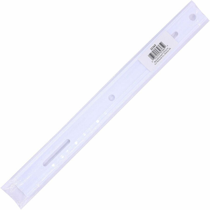 Image of Business Source Plastic Ruler, Beveled Edges, 12"L, White