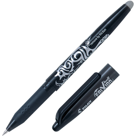 Image of Pilot® Rollerball Gel Pen,Frix,Erasable,Fine,2/PK,Black Barrel/Ink