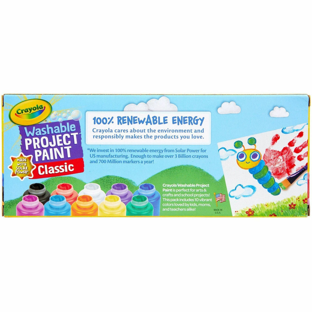 Image of Crayola® Washable Kids Paint, 2oz., 10/ST, Assorted