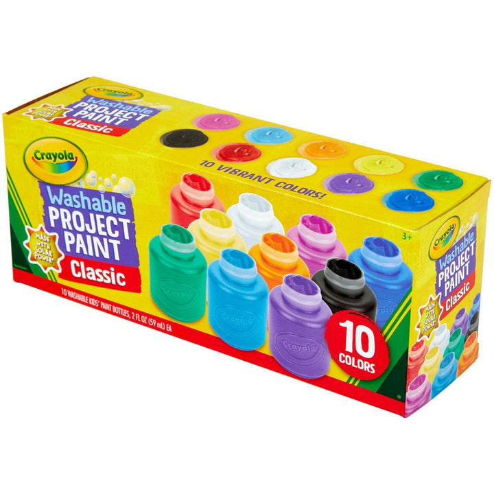 Image of Crayola® Washable Kids Paint, 2oz., 10/ST, Assorted