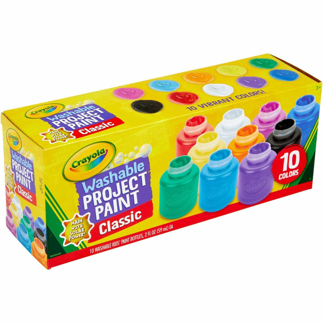 Image of Crayola® Washable Kids Paint, 2oz., 10/ST, Assorted