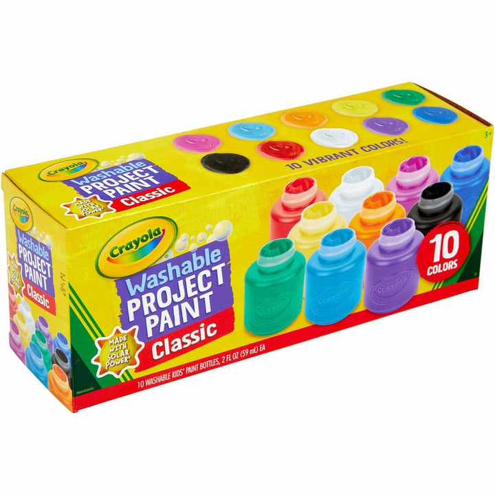 Image of Crayola® Washable Kids Paint, 2oz., 10/ST, Assorted