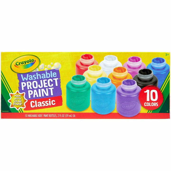 Image of Crayola® Washable Kids Paint, 2oz., 10/ST, Assorted
