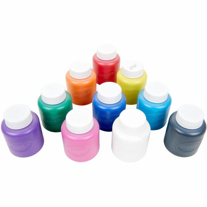 Image of Crayola® Washable Kids Paint, 2oz., 10/ST, Assorted