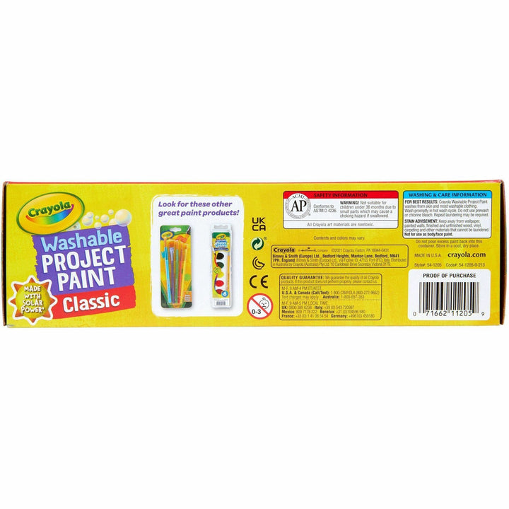 Image of Crayola® Washable Kids Paint, 2oz., 10/ST, Assorted