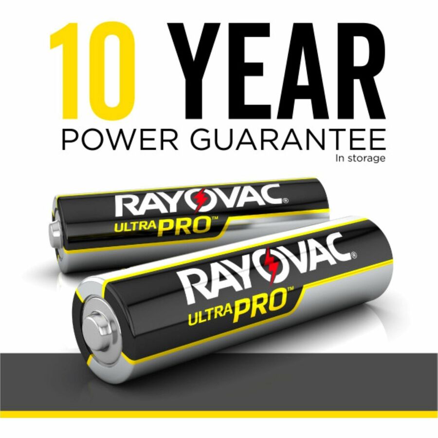 Image of Rayovac® Industrial Plus Batteries, Alkaline, AA, 1.5V, 8/PK