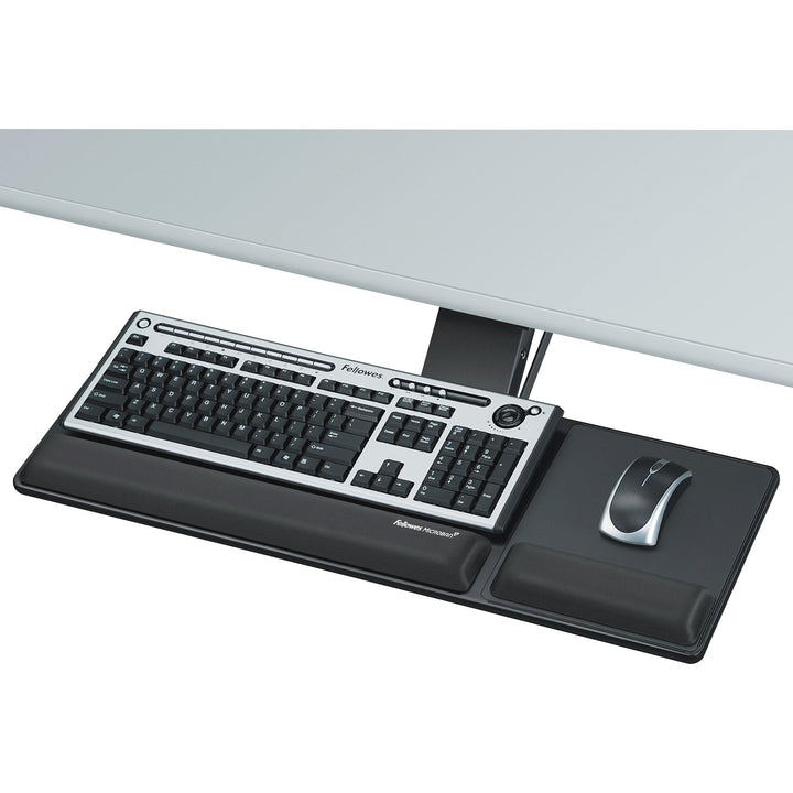 Image of Fellowes® Designer Suites Compact Keyboard Tray, 19w X 9.5d, Black