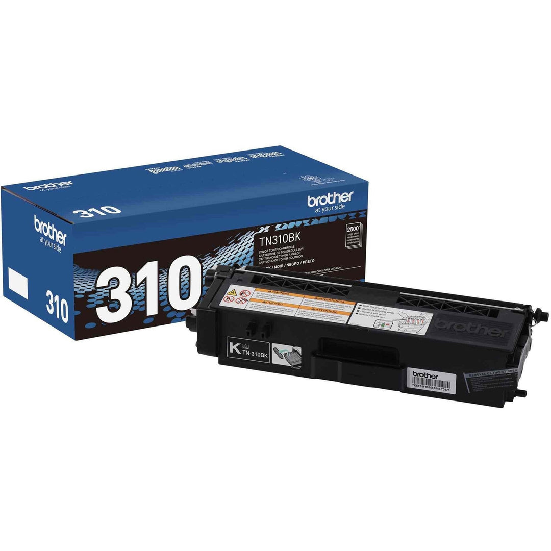 Image of Brother TN310BK TN310 BK/C/M/Y Toner Cartridge, 2500 Pages, 1 Each