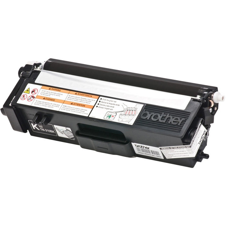 Image of Brother TN310BK TN310 BK/C/M/Y Toner Cartridge, 2500 Pages, 1 Each