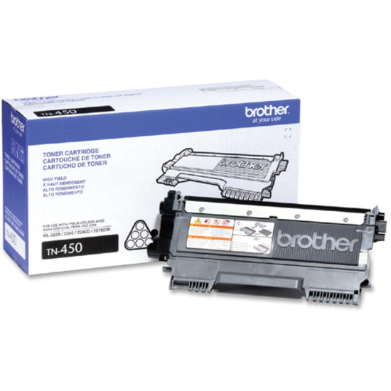 Image of Brother TN450 Toner Cartridge, 2600 Pages, 1 Each