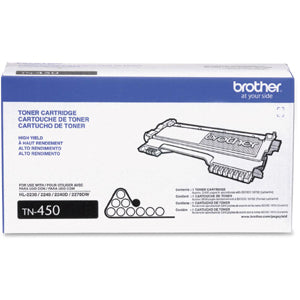 Image of Brother TN450 Toner Cartridge, 2600 Pages, 1 Each