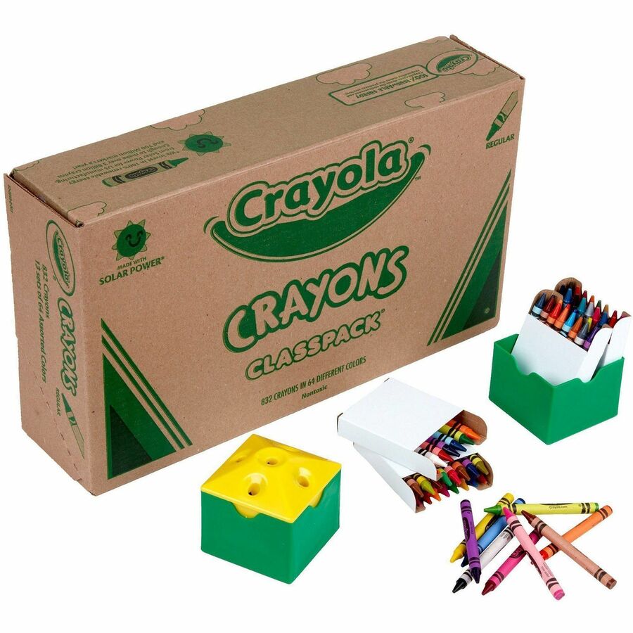 Image of Crayola® Classpack Regular Crayons, Assorted, 13 Caddies, 832/box