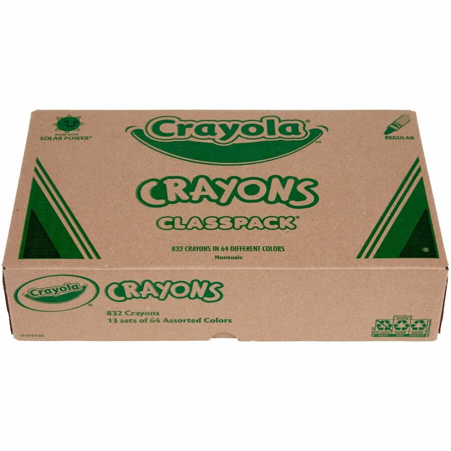 Image of Crayola® Classpack Regular Crayons, Assorted, 13 Caddies, 832/box