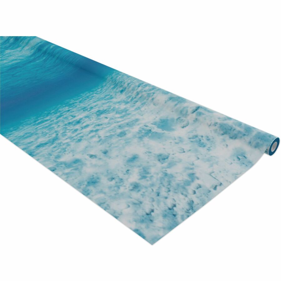 Image of Pacon® Fadeless Designs Bulletin Board Paper, Under the Sea, 50 ft x 48", Blue/White