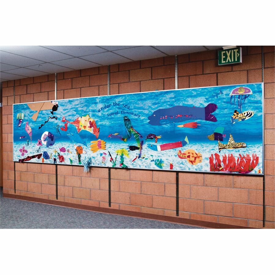 Image of Pacon® Fadeless Designs Bulletin Board Paper, Under the Sea, 50 ft x 48", Blue/White