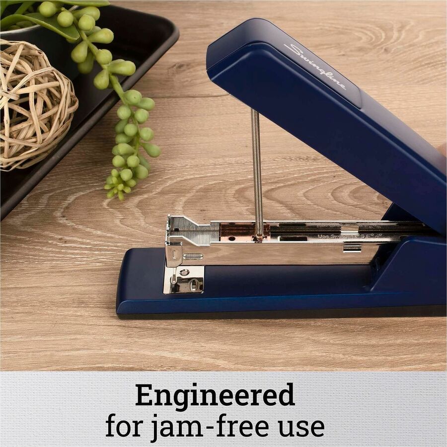 Image of Swingline® 747 Classic Full Strip Stapler, 30-Sheet Capacity, Royal Blue