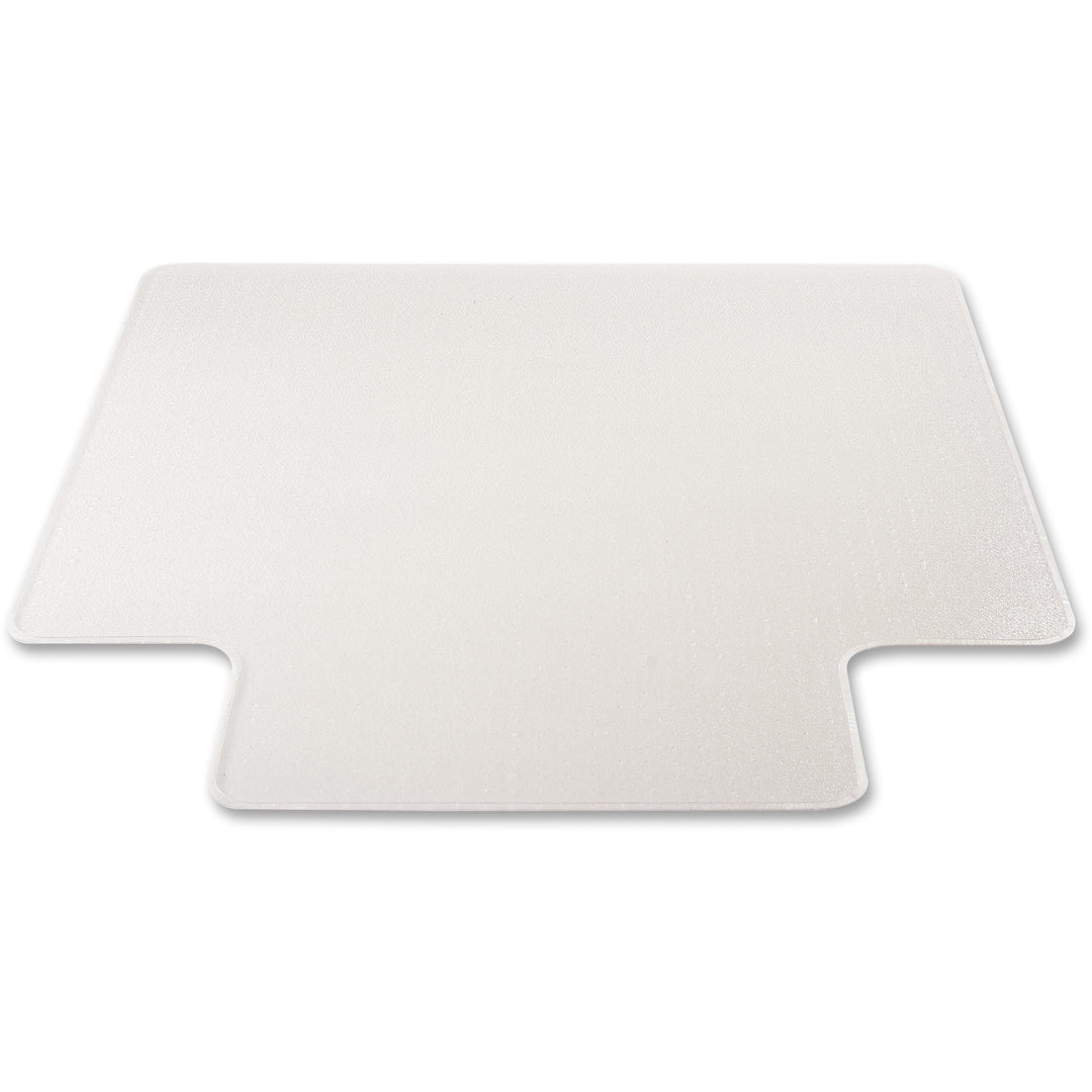 Image of deflecto® Chair Mat, w/ Lip, 46"x60", Beveled Edge, Clear