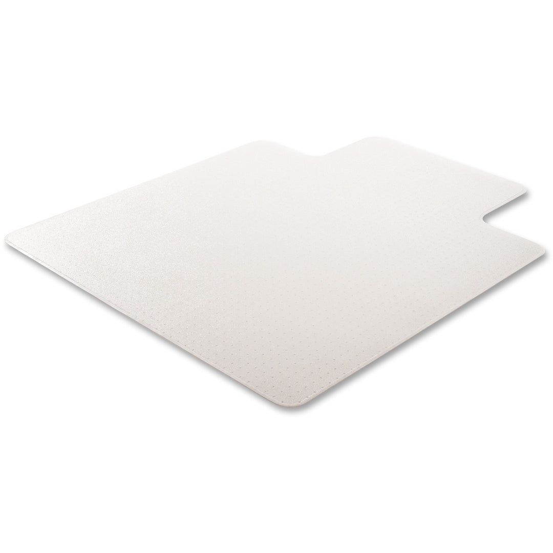 Image of deflecto® Chair Mat, w/ Lip, 46"x60", Beveled Edge, Clear