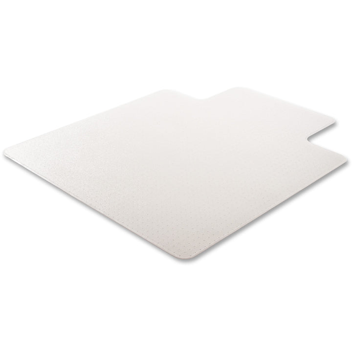Image of deflecto® Chair Mat, w/ Lip, 46"x60", Beveled Edge, Clear