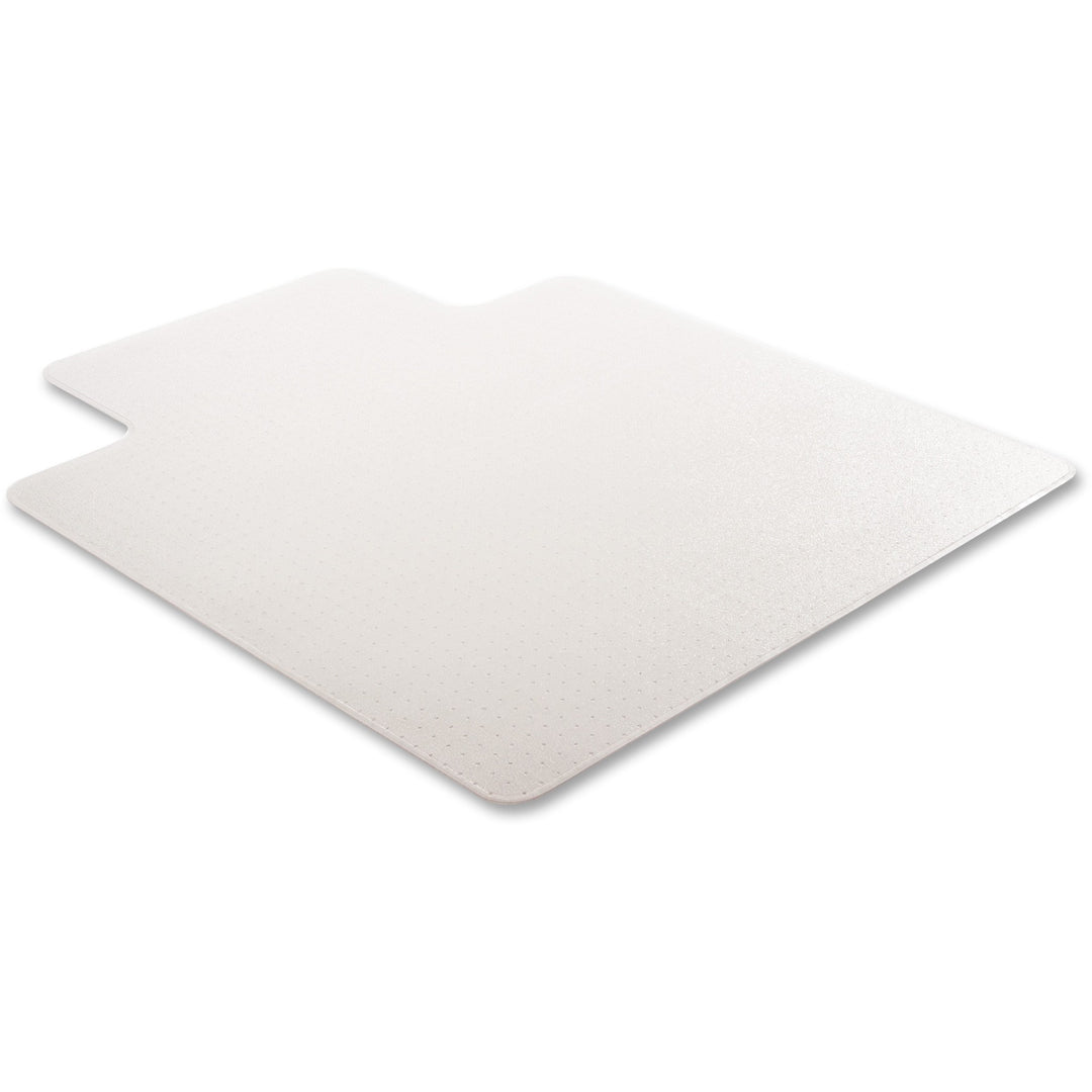 Image of deflecto® Chair Mat, w/ Lip, 46"x60", Beveled Edge, Clear