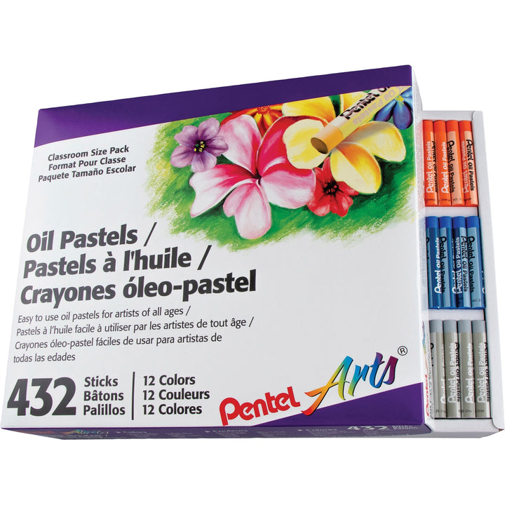 Image of Pentel® Oil Pastels, 432/BX, AST