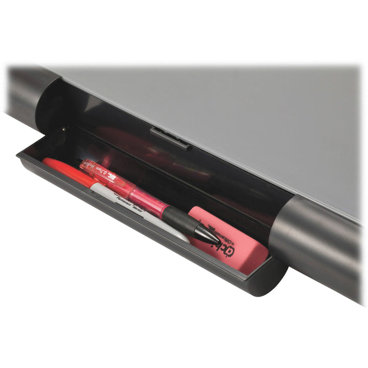 Image of Officemate Plastic Form Holder,Double Storage,2 Clip,9"x12",BK/GY