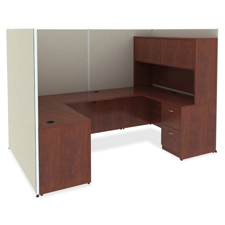 Image of Lorell Credenza Shell,60"x24"x29-1/2",Cherry