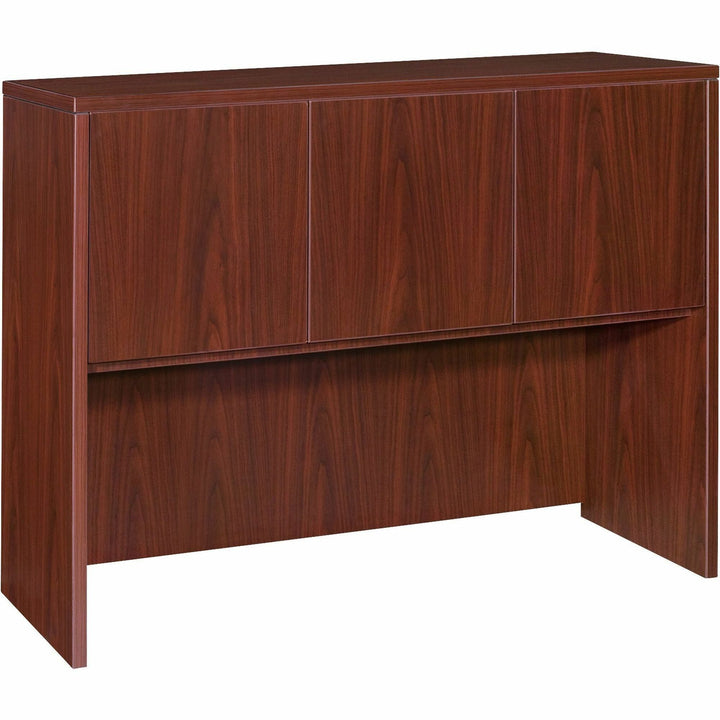 Image of Lorell Hutch, w/Doors,48"x15"x36", Mahogany