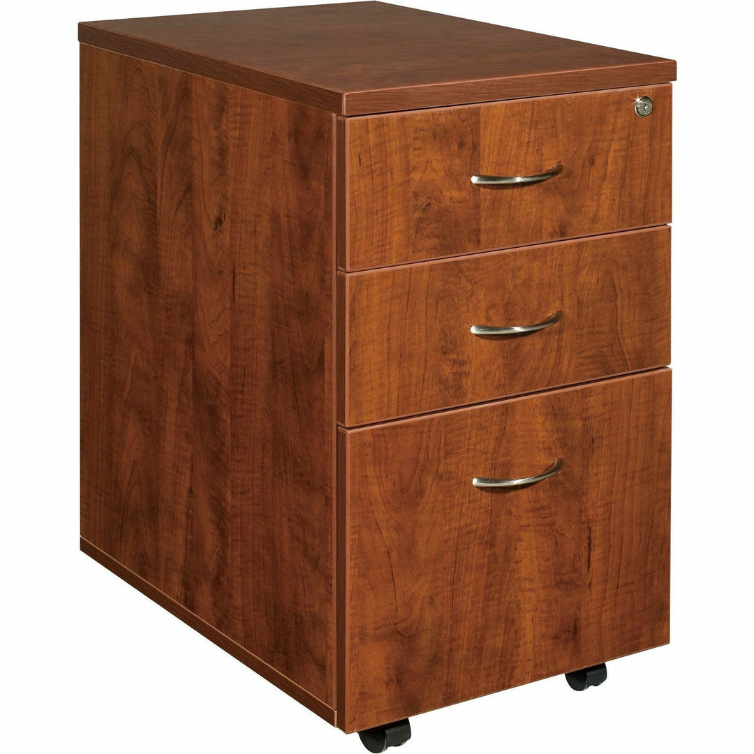 Image of Lorell Mobile Pedestal,Box/Box/File,16"x22"x28-1/4",Cherry