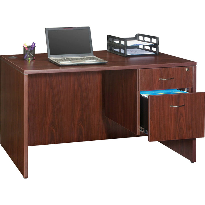 Image of Lorell Pedestal,Box/File,Hanging,16"x22"x28-1/4",Mahogany